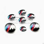 фото Набор эмблем M Style для BMW, 7 шт. на диски, капот, багажник и